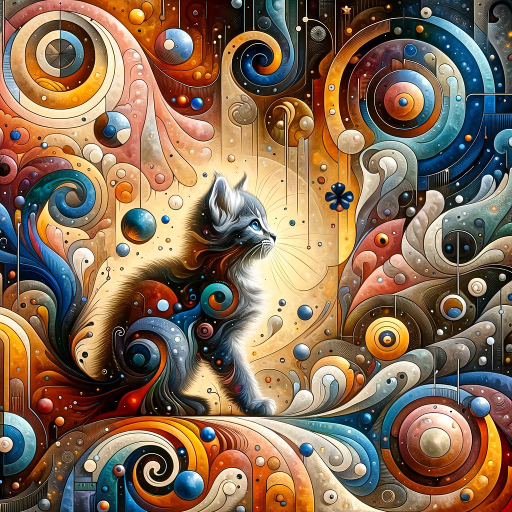 Heartwarming Encounter with a Brave Kitten