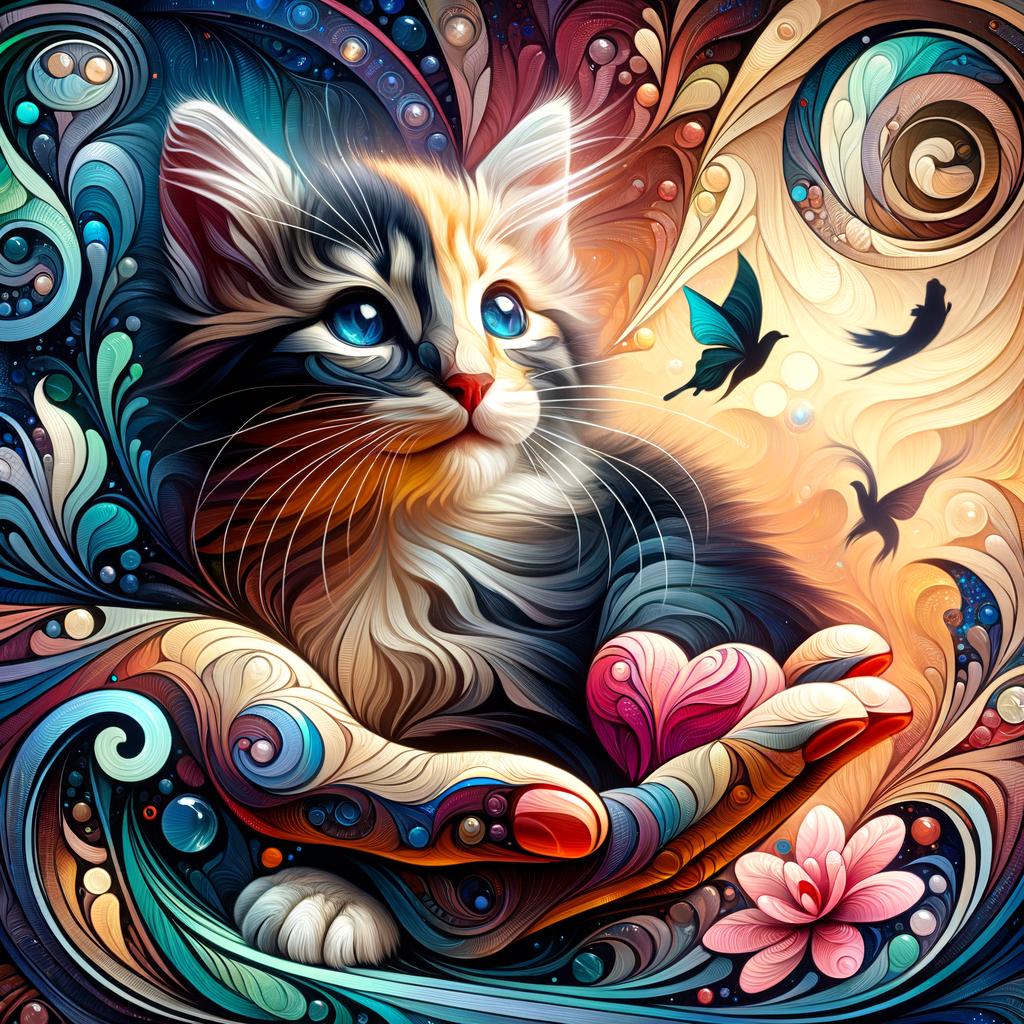 They Pick Up Shelter Kitten Right Before Closing, He's So Happy He Goes Straight to 'Thank' Them